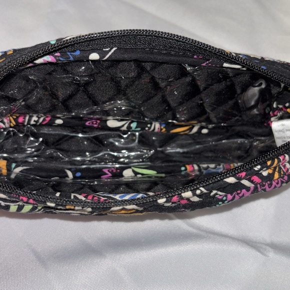 Vera Bradley  BANDANA SWIRL Small Zip Cosmetic Makeup Brush Bag Travel Case - Picture 6 of 8